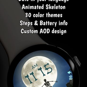 Dancing Skeletons - Halloween by StarWatchfaces