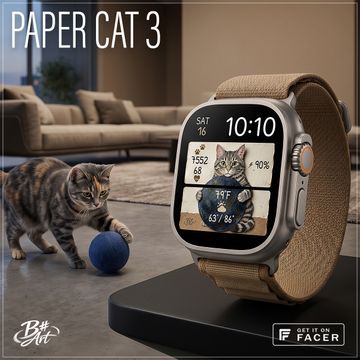 B# Art | Paper Cat 3 by B Sharp Art