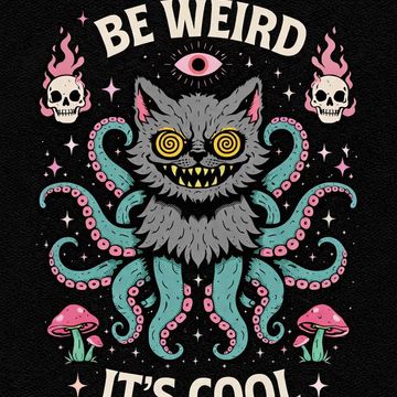 💚Psycho‑Cute Tentacle Beast💚 by Turtle_Angel