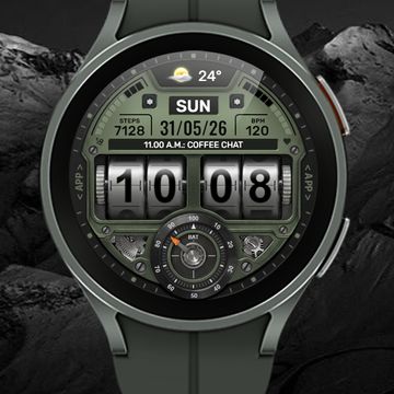 WFP 348 FLIP Watch Face by WFProduction by Alexandr Kovalev
