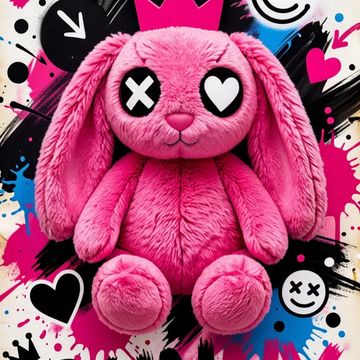 🐇Love Bunny Graffiti Pulse💜 by Turtle_Angel