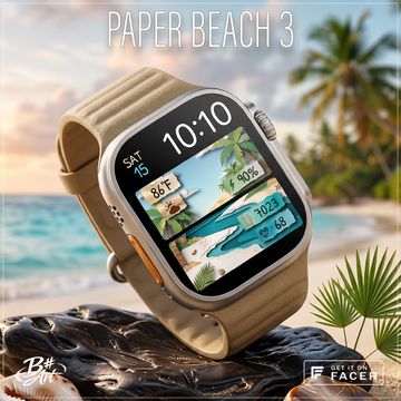 B# Art | Paper Beach 3 by B Sharp Art