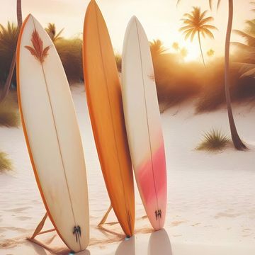 🌺Tropical Surfboards Sunset🌺 by Turtle_Angel