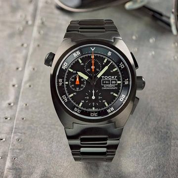 Chronograph Black Automatic by Tockr