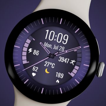 Purple - Hybrid Timekeeper by StarWatchfaces