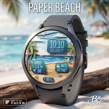 B# Art | Paper Beach by B Sharp Art