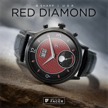 B# - Red Diamond by B Sharp Watches