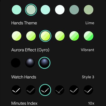 Aurora Analog by amoledwatchfaces™