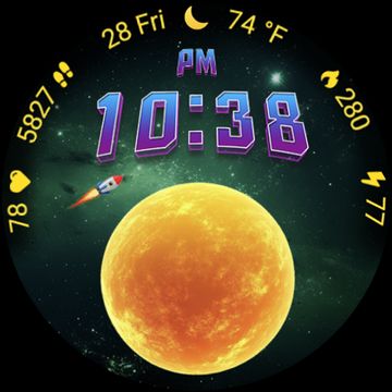 Galaxy | Space Animated WF by StarWatchfaces