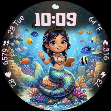 Mermaid Animated by StarWatchfaces