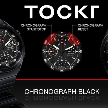 Chronograph Black Automatic by Tockr