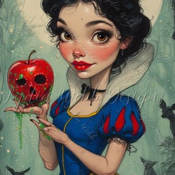 🍎Moonlit Poisoned Apple🍎 by Turtle_Angel