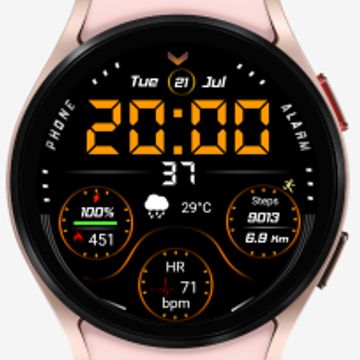 FS F17 Digital Watch Face by FS Watch faces
