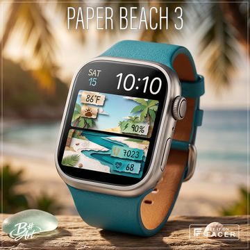 B# Art | Paper Beach 3 by B Sharp Art