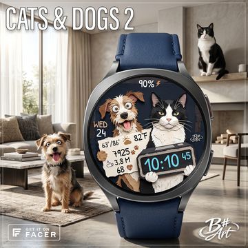 B# Art | Cats & Dogs 2 by B Sharp Art