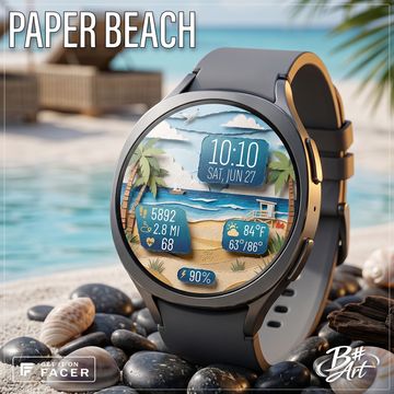 B# Art | Paper Beach by B Sharp Art