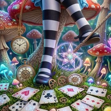 Wonderglow Timecap Shroomscape by Turtle_Angel