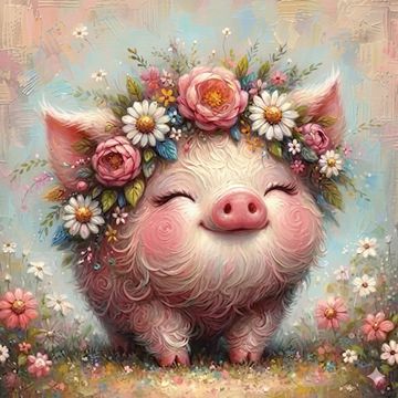 🐷Piggy's Posy🐷 by Turtle_Angel