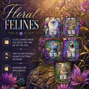 Floral Felines by The Fitbit Gal™️