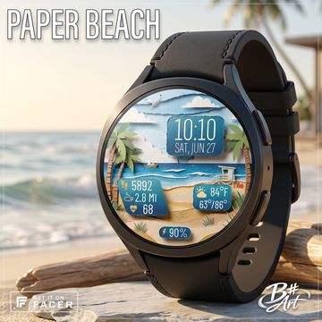 B# Art | Paper Beach by B Sharp Art