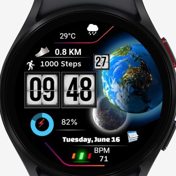 Space Day&Night Mode by FS Watch faces