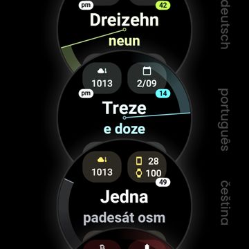 Text Time by amoledwatchfaces™