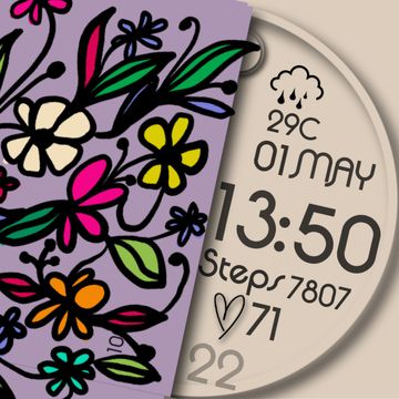 PD- FLOWERS PD 009 by Paula Design