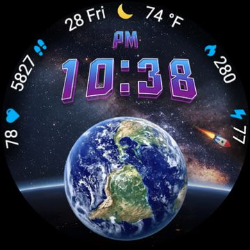 Galaxy | Space Animated WF by StarWatchfaces