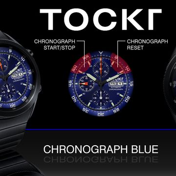 Chronograph Blue Automatic by Tockr
