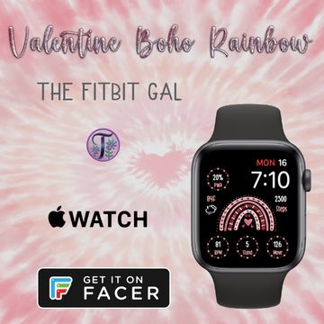 Valentine Boho Rainbow by The Fitbit Gal™️