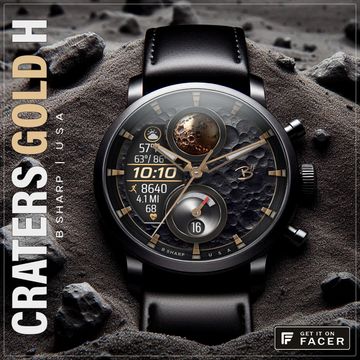 B# | Craters Gold H by B Sharp Watches