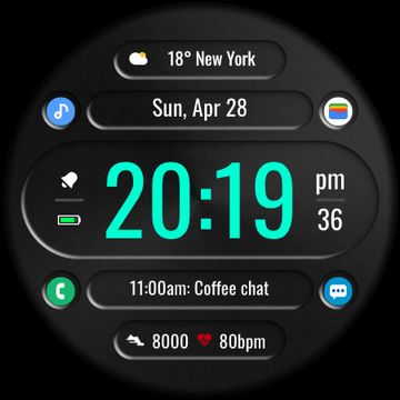 DADAM72: Digital Watch Face by DADAM Watch Faces