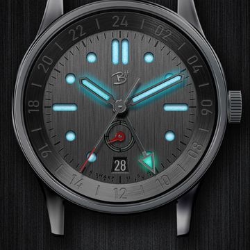 B# - Brushed GMT by B Sharp Watches