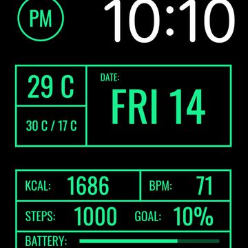 AW122 Digital Informative by DADAM Watch Faces