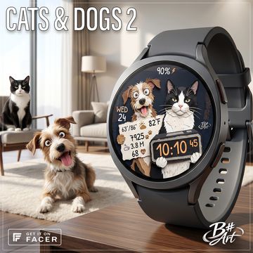 B# Art | Cats & Dogs 2 by B Sharp Art