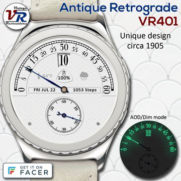 VR401 Antique Retrograde by Vintage Recreations