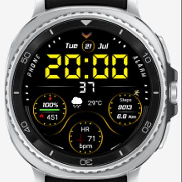 FS F17 Digital Watch Face by FS Watch faces
