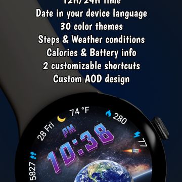 Galaxy | Space Animated WF by StarWatchfaces