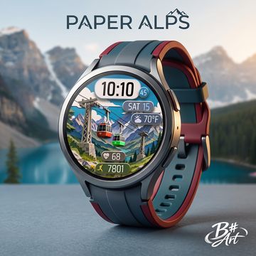 B# Art | Paper Alps by B Sharp Art