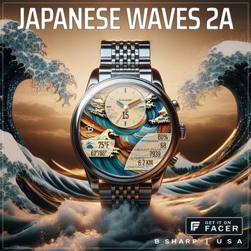 B# | Japanese Waves 2Aʷᶠᶠ by B Sharp Art