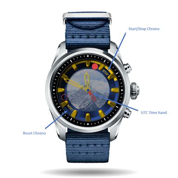 Traveller Dual Time Stopwatch by orz0