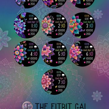 Mandala Blooms by The Fitbit Gal™️