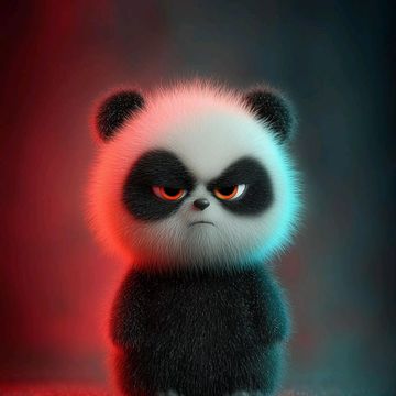 🐼Cyber‑Glow Guardian🐼 by Turtle_Angel