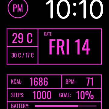 AW122 Digital Informative by DADAM Watch Faces