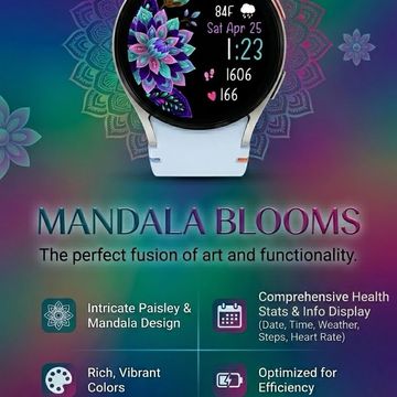 Mandala Blooms by The Fitbit Gal™️