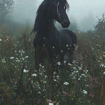🖤🐴Twilight Pasture🐴🖤 by Turtle_Angel