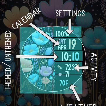 🌸Midnight Blooms🌸 by The Fitbit Gal™️