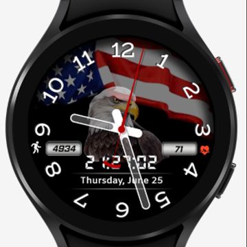 Patriotic V2 Watch Face by FS Watch faces