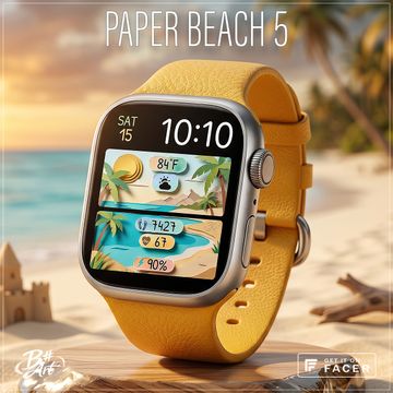 B# Art | Paper Beach 5 by B Sharp Art