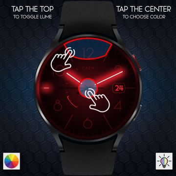 Illuminated Calumniator Lume by Caen Watches